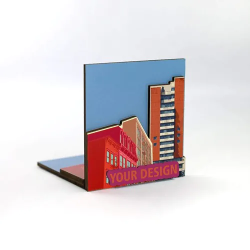 3D Wooden Magnet 60cm² – Customisable 3D Wooden Magnet 60cm² – Customisable