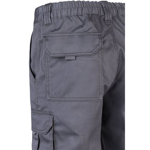 VL PAN. Pantalon stretch, multipoches (290g/m²), en coton (46%), EME (38%) et polyester (16%)
