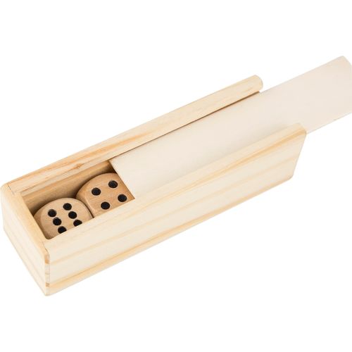 Beech wooden dice set Celine