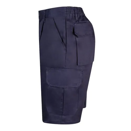 VL CHIONE. Bermuda sergé, multipoches (200g/m²), en coton (35%) et polyester (65%)