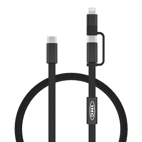 Arc RCS 60W 120 cm 2-in-1 fast charging cable Arc RCS 60W 120 cm 2-in-1 fast charging cable