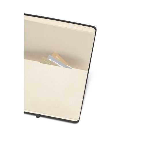 MATISSE. Bloc-notes A5 avec couverture rigide en cuir (70% recyclé) avec pages lignées