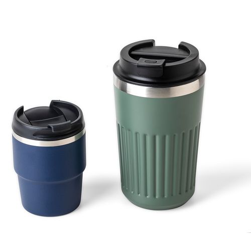 ?Gerecycled roestvrijstalen dubbelwandige drinkbeker (175 ml) Oli ?Gerecycled roestvrijstalen dubbelwandige drinkbeker (175 ml) Oli