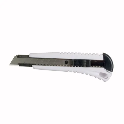 ABS Stanley knife with locking mechanism, large, 2 spare blades ABS Stanley knife with locking mechanism, large, 2 spare blades
