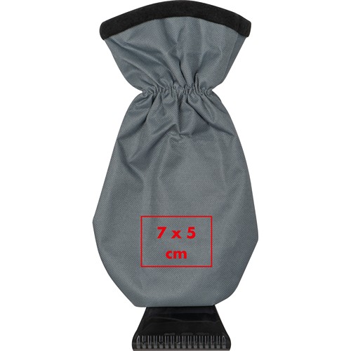 Gant fourré avec raclette intégrée