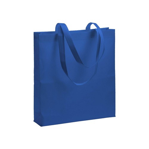 80 g/ m2 R-pet heat-sealed shopping bag with gusset