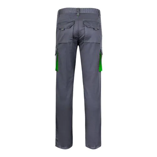 VL FIDES. Two-tone, multi-pocket stretch trousers (240g/m²), in cotton (46%), EME (38%) and polyester (16%) VL FIDES. Two-tone, multi-pocket stretch trousers (240g/m²), in cotton (46%), EME (38%) and polyester (16%)