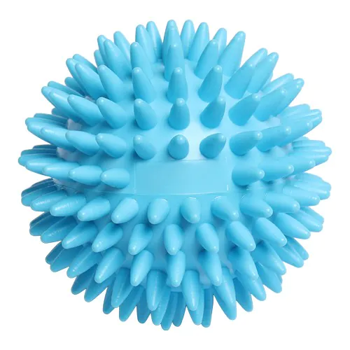 Balle de massage hérisson avec gaufrage rectangulaire (78 mm, couleur personnalisée), "Made in Germany" Balle de massage hérisson avec gaufrage rectangulaire (78 mm, couleur personnalisée), "Made in Germany"