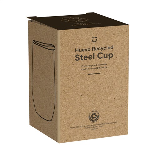 Huevo RCS Recycled Steel Cup 350 ml thermo cup Huevo RCS Recycled Steel Cup 350 ml thermo cup