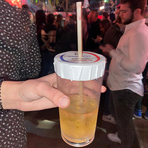 Couvercle anti-drogue FRENCH DRINK GUARD Couvercle anti-drogue FRENCH DRINK GUARD