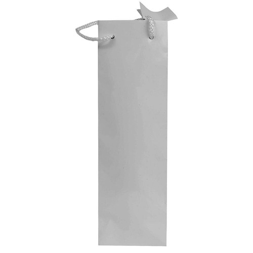 157 g/m2 laminated paper bottle shopping bag with gusset and bottom reinforcement, string