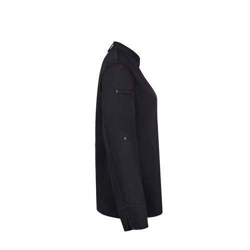 VL THOTH. Women's kitchen jacket (190 g/m²) made from cotton (35%) and recycled polyester (65%) VL THOTH. Women's kitchen jacket (190 g/m²) made from cotton (35%) and recycled polyester (65%)