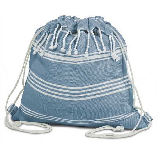 FOUTA KNAPSACK IN 100% RECYCLED COTTON (170 gr/m²) FOUTA KNAPSACK IN 100% RECYCLED COTTON (170 gr/m²)
