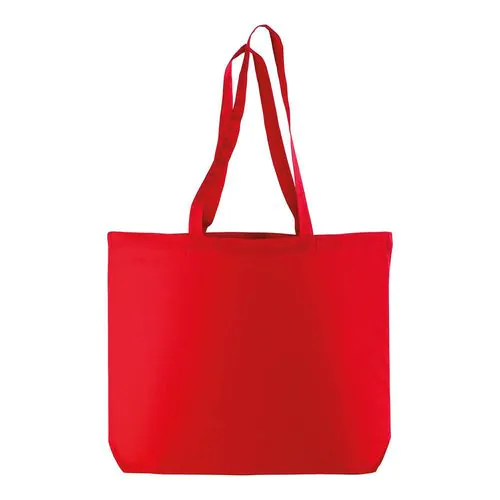 135 g/m2 cotton shopping bag, long handles and bottom gusset 135 g/m2 cotton shopping bag, long handles and bottom gusset