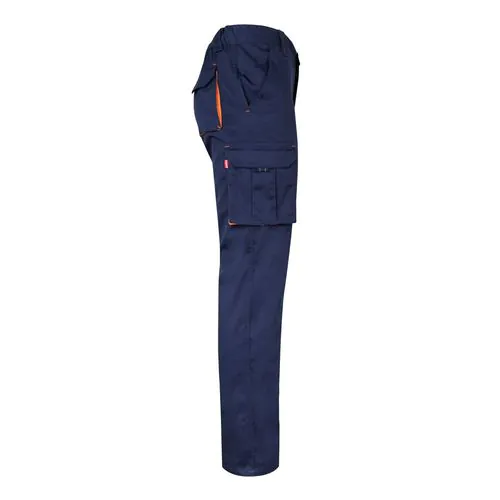 VL FIDES. Two-tone, multi-pocket stretch trousers (240g/m²), in cotton (46%), EME (38%) and polyester (16%) VL FIDES. Two-tone, multi-pocket stretch trousers (240g/m²), in cotton (46%), EME (38%) and polyester (16%)