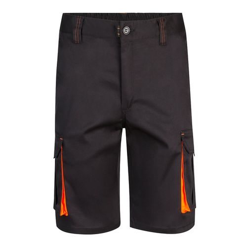 VL HEMERA. Two-tone, multi-pocket stretch Bermuda shorts (240g/m²), in cotton (46%), EME (38%) and polyester (16%) VL HEMERA. Two-tone, multi-pocket stretch Bermuda shorts (240g/m²), in cotton (46%), EME (38%) and polyester (16%)