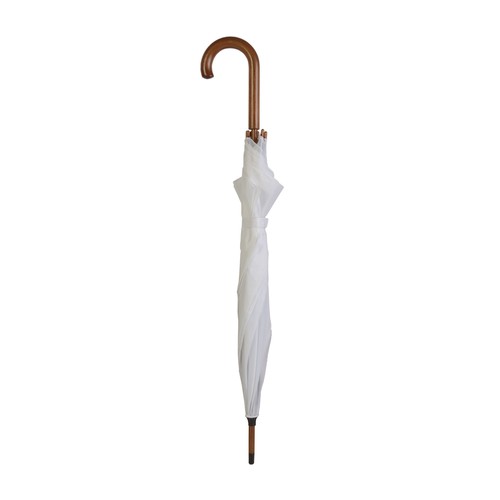 Automatic umbrella with wood shaft, ferrule and handle Automatic umbrella with wood shaft, ferrule and handle