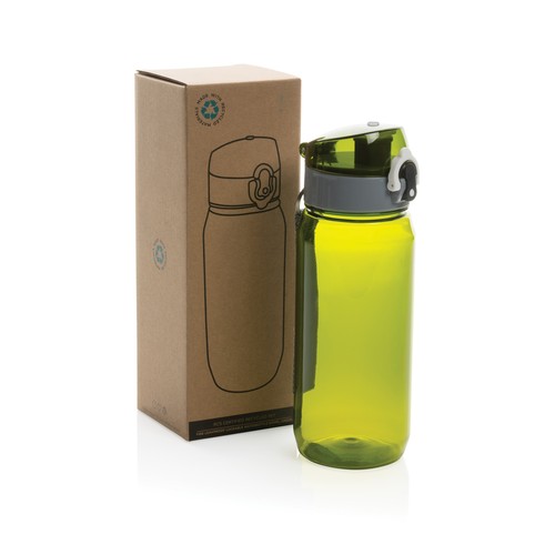 Yide RCS Recycled PET leakproof lockable waterbottle 600ml Yide RCS Recycled PET leakproof lockable waterbottle 600ml