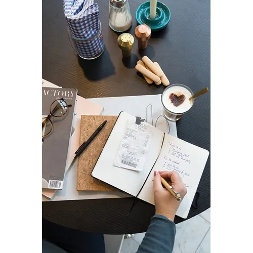 A5 kurken notitieboek incl. touchscreen pen