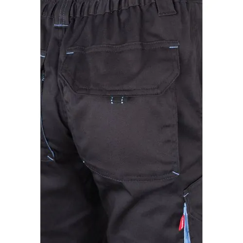 VL FIDES. Two-tone, multi-pocket stretch trousers (240g/m²), in cotton (46%), EME (38%) and polyester (16%) VL FIDES. Two-tone, multi-pocket stretch trousers (240g/m²), in cotton (46%), EME (38%) and polyester (16%)