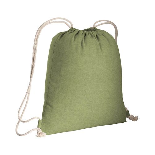 150g/m2 recycled cotton drawstring backpack