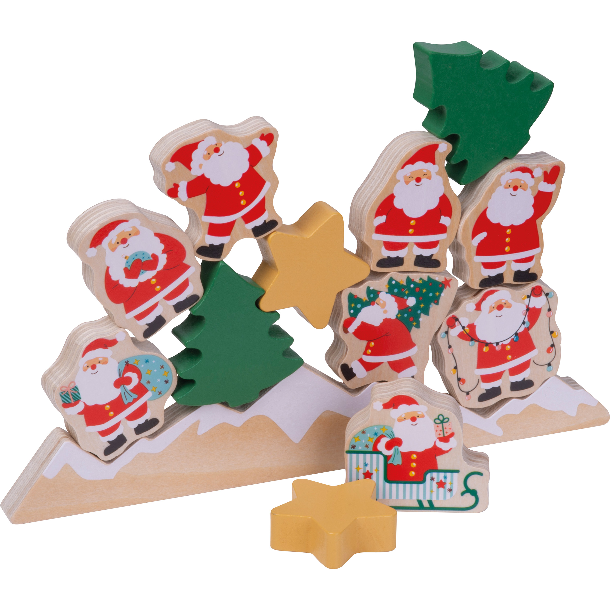 Juego de equilibrio navideño – madera LEANDRO Juego de equilibrio navideño – madera LEANDRO