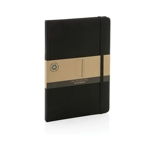GRS certified RPET A5 notebook GRS certified RPET A5 notebook