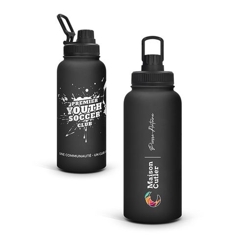 1L DOUBLE-WALL ISOTHERMAL BOTTLE WITH SOFT TOUCH FINISH