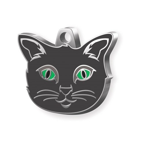 MEDAILLE CHAT ANGORA NOIR