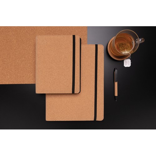 Deluxe kurken A4 portfolio met pen Deluxe kurken A4 portfolio met pen