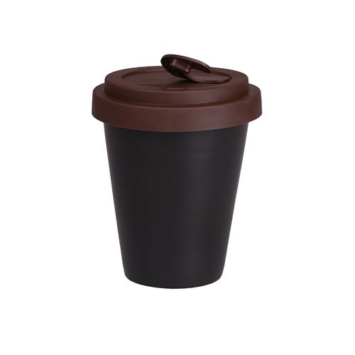 Beker Freedom Small Lock 200ml satijnzwart/bruin Beker Freedom Small Lock 200ml satijnzwart/bruin
