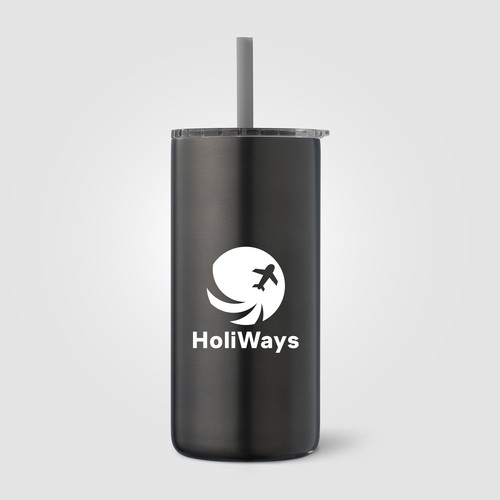 Borealis Recycled Stainless Steel Straw Tumbler - 475 ml