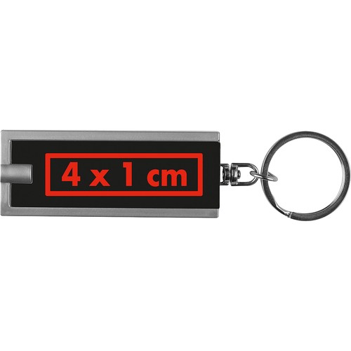 Brelok plastikowy z lampką LED BATH Brelok plastikowy z lampką LED BATH
