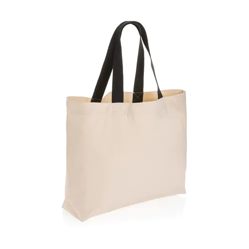 Impact Aware™ recycled canvas XL draagtas 240gsm ongeverfd Impact Aware™ recycled canvas XL draagtas 240gsm ongeverfd