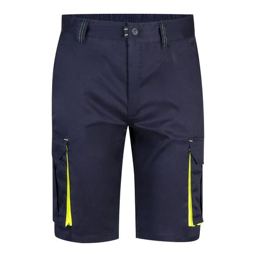 VL HEMERA. Two-tone, multi-pocket stretch Bermuda shorts (240g/m²), in cotton (46%), EME (38%) and polyester (16%) VL HEMERA. Two-tone, multi-pocket stretch Bermuda shorts (240g/m²), in cotton (46%), EME (38%) and polyester (16%)
