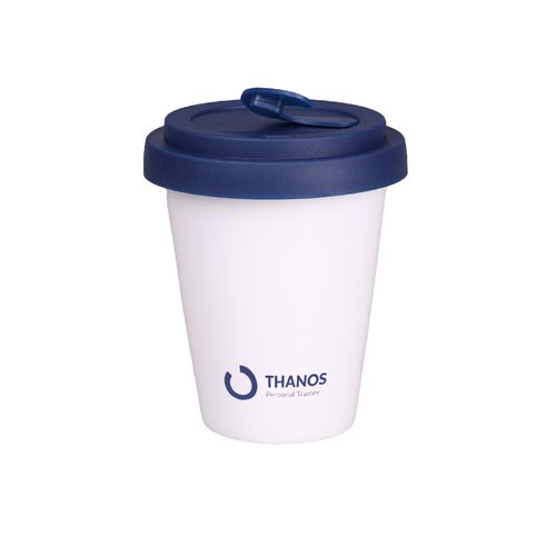 Mug Freedom Small Lock 200ml white/navy blue