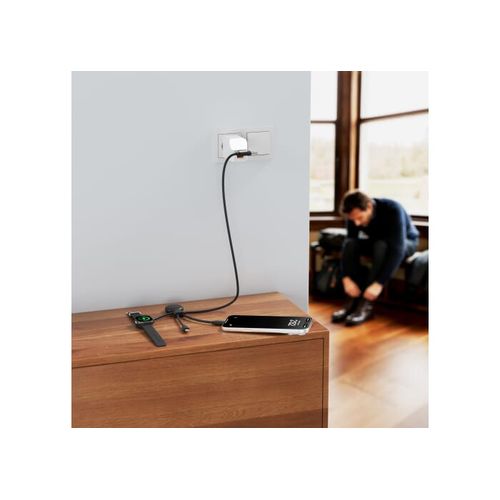 Xoopar Mr. Bio Long Multi Kabel voor Apple/Samsung Watch 1 Meter