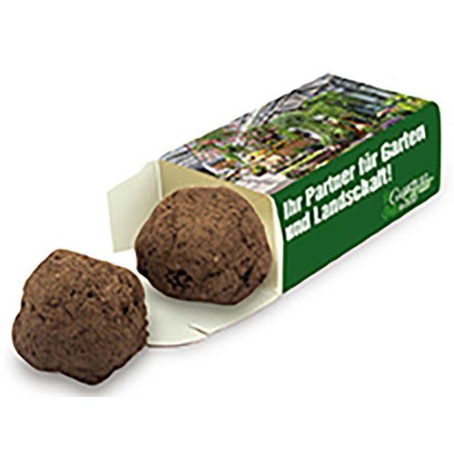 Boule-Fleurs avec graines - boite de 2