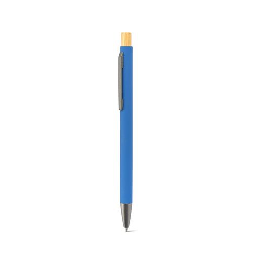 ZYLEN. Ballpoint pen in recycled aluminum (100% rAL), with rubber finish