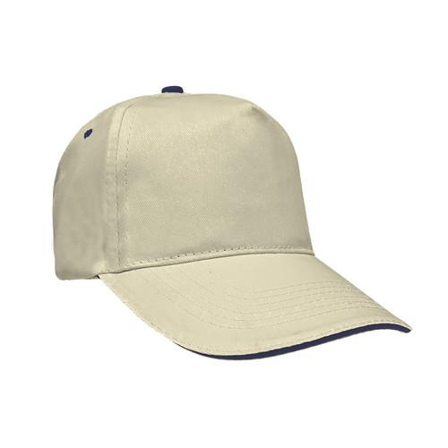 5 PANEL SANDWICH CAP IN 100% COTTON