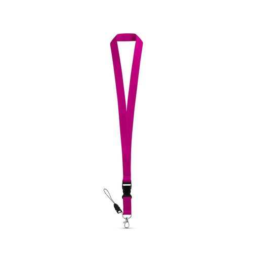 ANQUETIL. Polyester lanyard with metal carabiner ANQUETIL. Polyester lanyard with metal carabiner