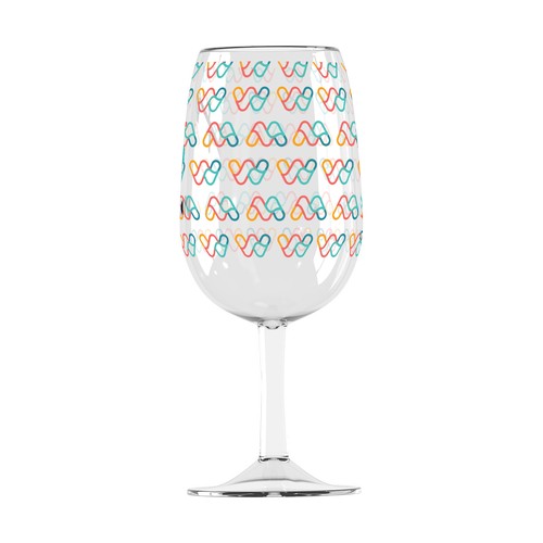 "Syrah" 22 cL wijnglas op maat in Tritan - Digitale bedrukking