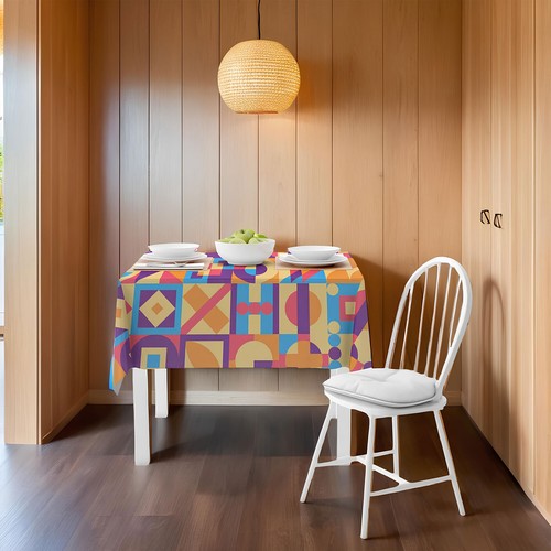 CUSTOMIZABLE RPET TABLECLOTH 100 X 145 CM