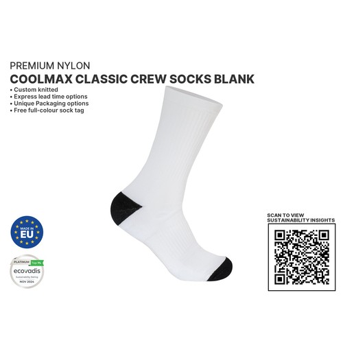 Premium COOLMAX Classic Crew de Kingly Premium COOLMAX Classic Crew de Kingly