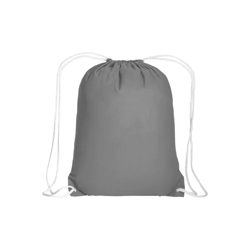 135 g/m2 cotton backpack with drawstring closure
