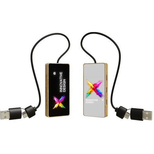 8-in-1 lighting hub 100% FSC® Bamboo