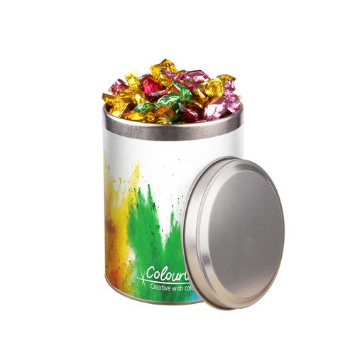 Medium round tin, 0.9 liters Medium round tin, 0.9 liters