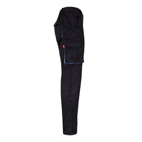 VL FIDES. Two-tone, multi-pocket stretch trousers (240g/m²), in cotton (46%), EME (38%) and polyester (16%) VL FIDES. Two-tone, multi-pocket stretch trousers (240g/m²), in cotton (46%), EME (38%) and polyester (16%)