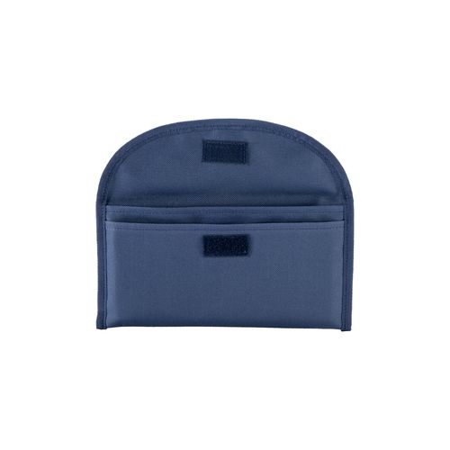 600D polyester document pouch with two pockets and velcro closure
