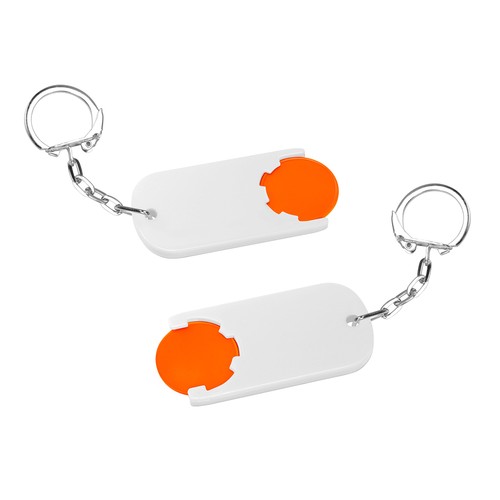 Chiphouder met winkelwagenmuntje 1€ "Alpha" Chiphouder met winkelwagenmuntje 1€ "Alpha"